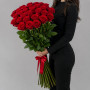 25 красных роз 120 см фото 3
